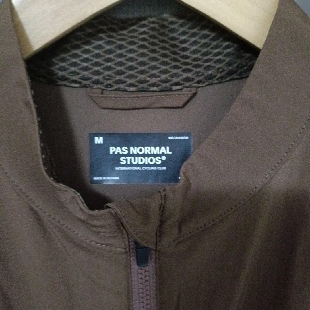PAS NORMAL STUDIOS メッシュサイクルジャージ M ブラウン