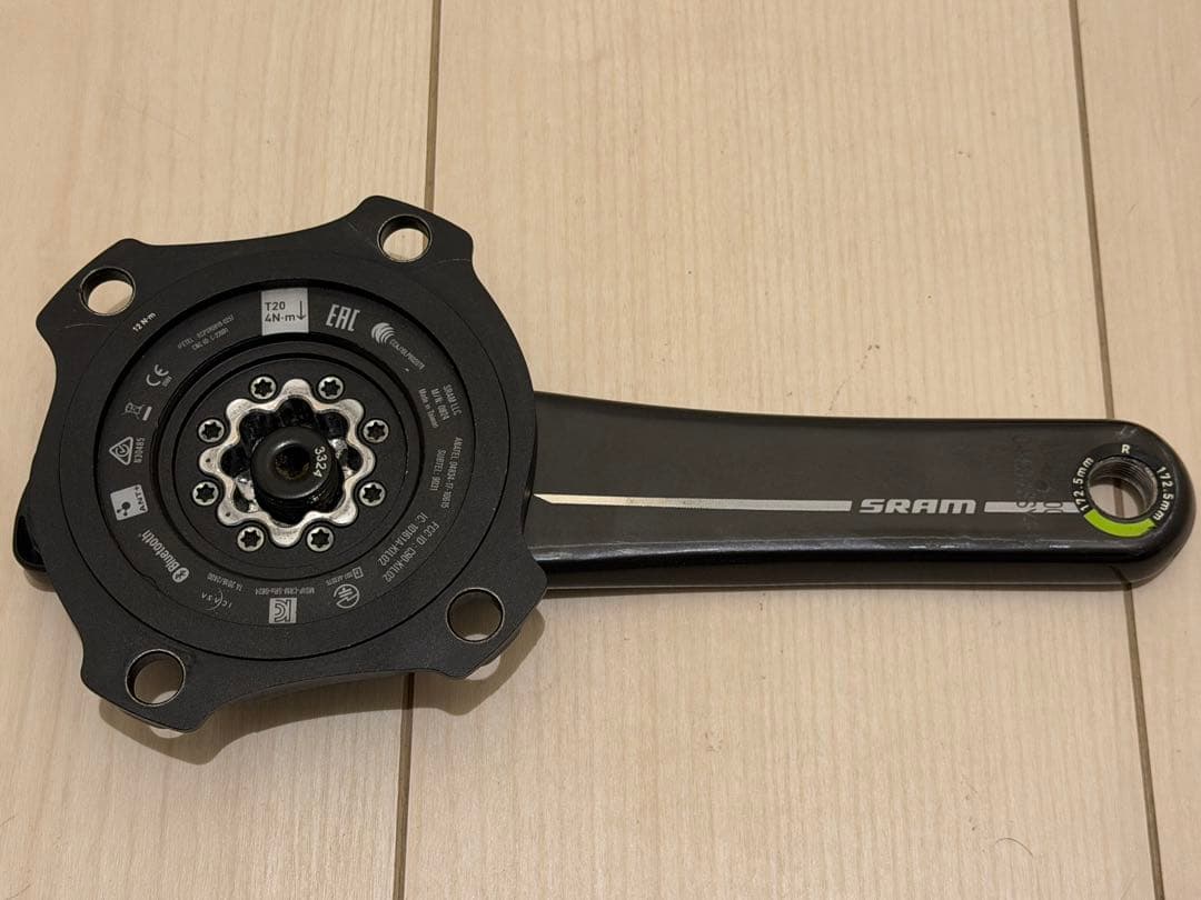 SRAM RED AXS E1 クランク パワーメーター 172.5 quarq