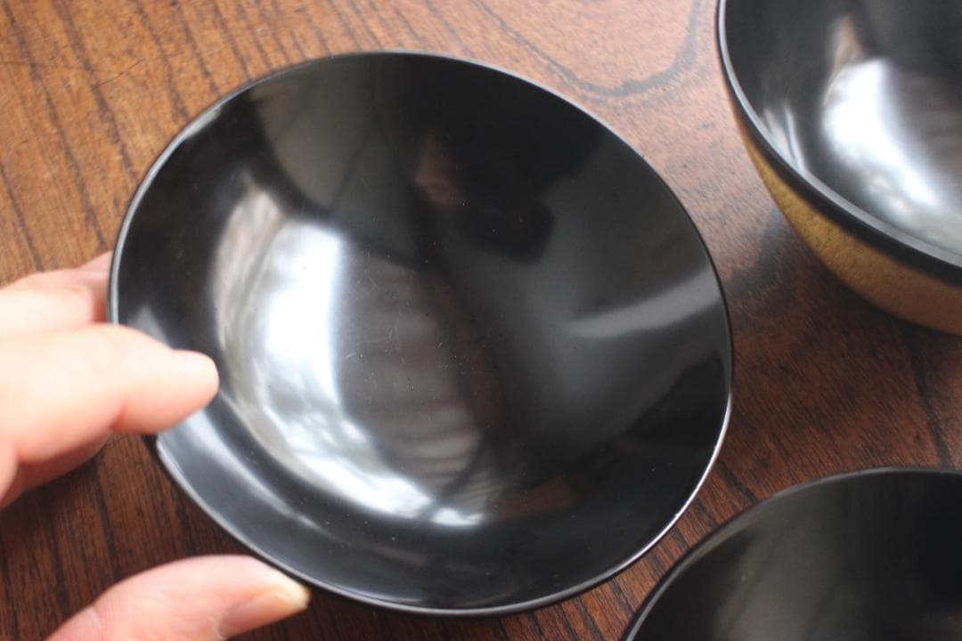 時代逸品！極上金塗糸目の美しいお椀2点（検輪島塗京塗雑煮椀