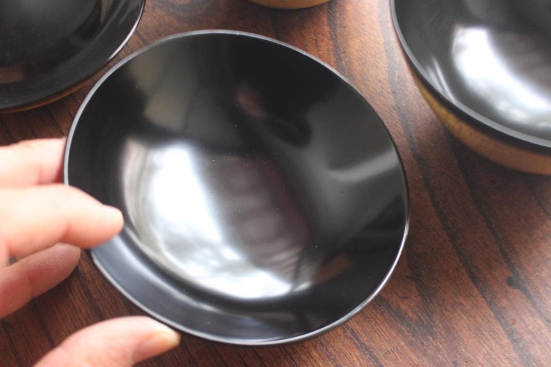 時代逸品！極上金塗糸目の美しいお椀2点（検輪島塗京塗雑煮椀