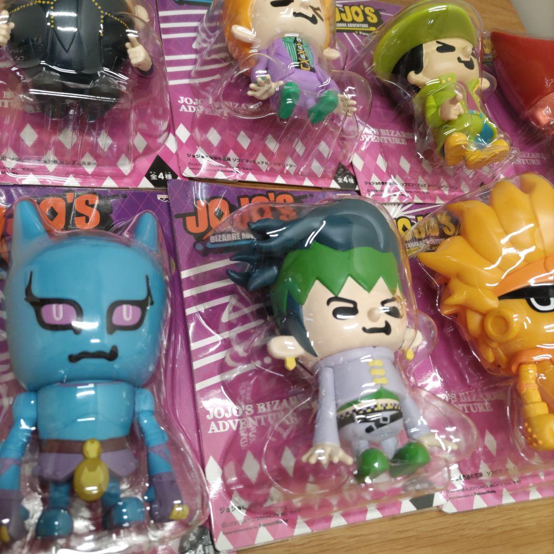ジョジョの奇妙な冒険 パンソンワークス　ソフビフィギュア 8体セット
