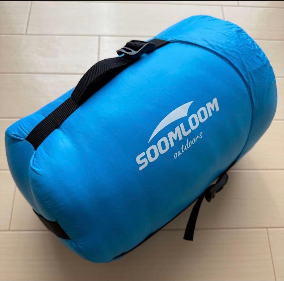 【★】Soomloom 寝袋 マミー型シュラフ D1-800 650FP