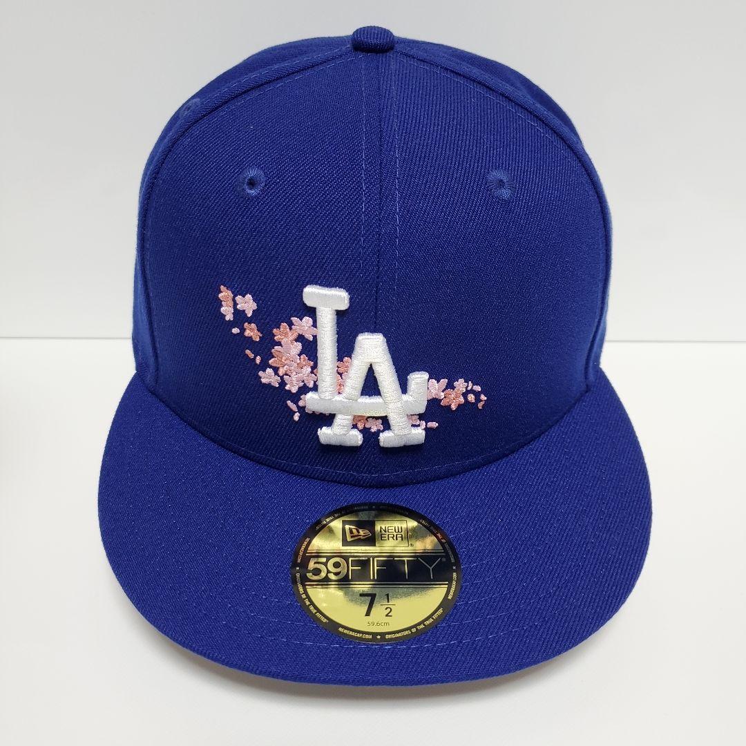 新品 LAドジャース 桜刺繍 NEW ERA 59FIFTY キャップ