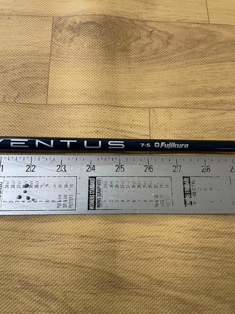762 フジクラ　ベンタスブルー　7S ピンスリーブ付　ドライバー用