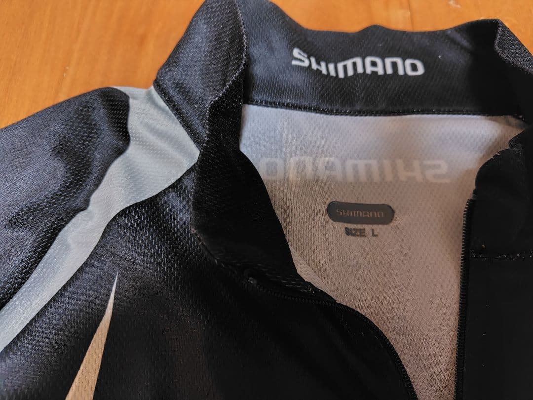 SHIMANO フィッシング用長袖インナーウェア L 黒/シルバー