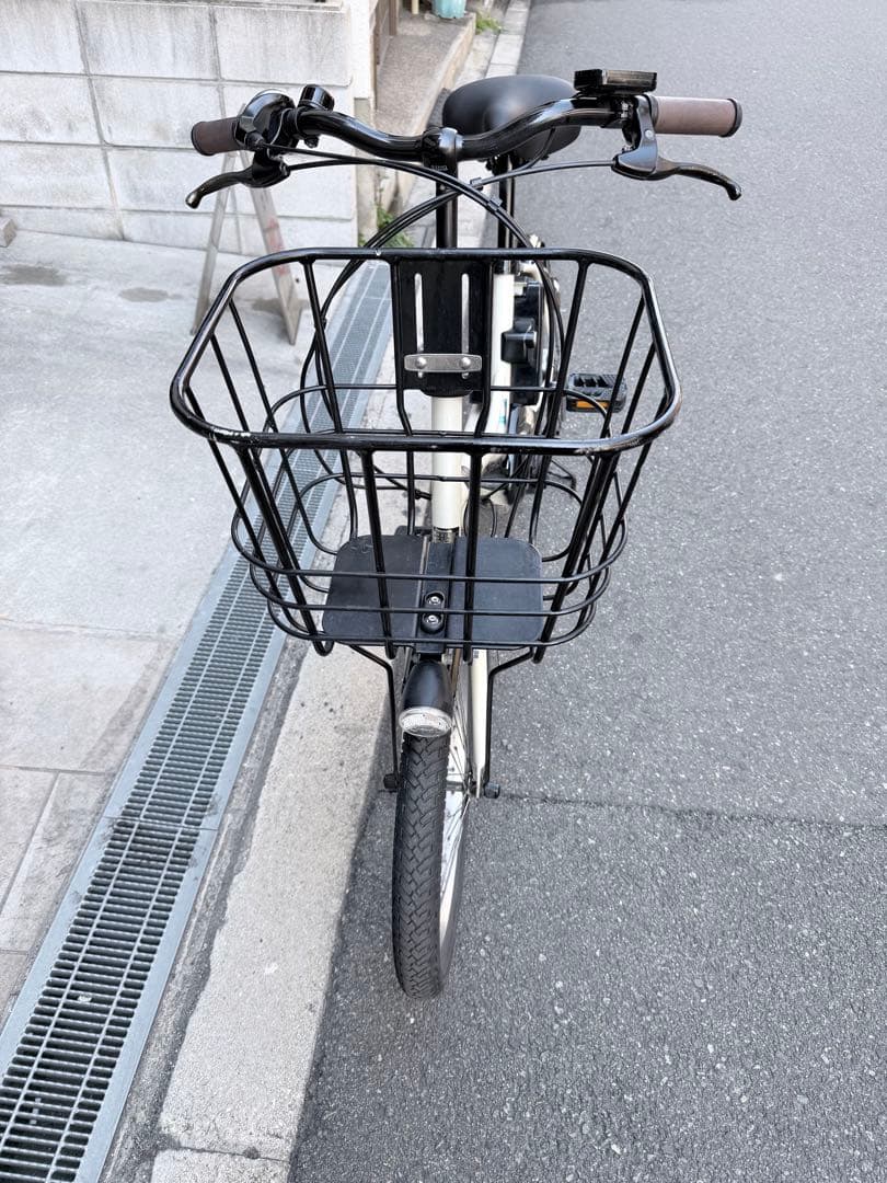 大阪府　Panasonic 電動アシスト自転車 アイボリー