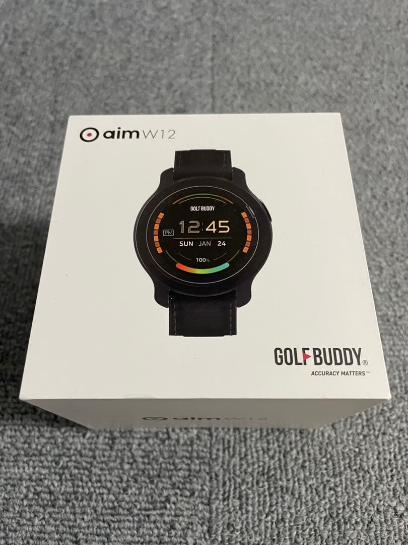 GOLFBUDDY(ゴルフバディー) aim W12 距離計　腕時計タイプ