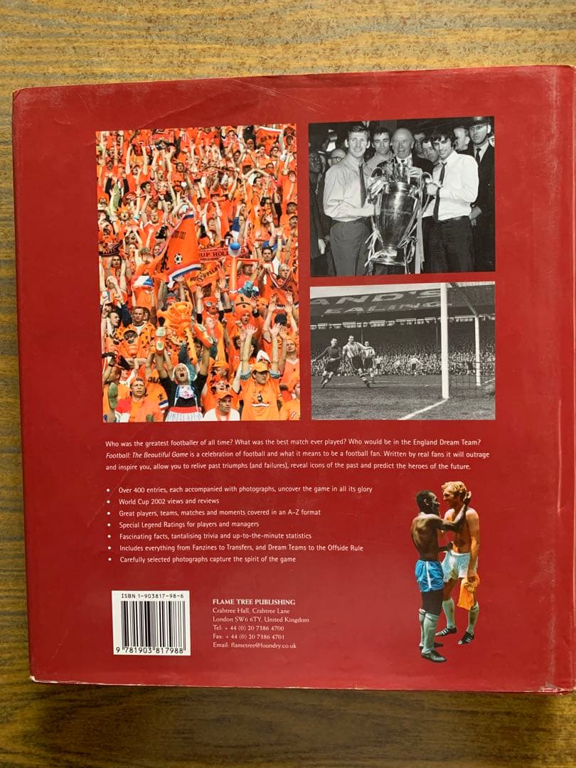 football the beautiful game 448ページ大冊 初版本