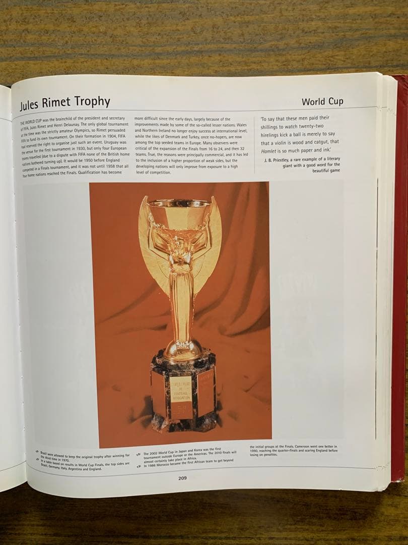 football the beautiful game 448ページ大冊 初版本