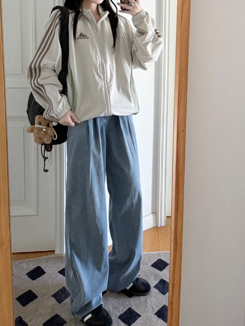 海外限定XS Adidas TEAMGEIST ワイドジャケット KE5846