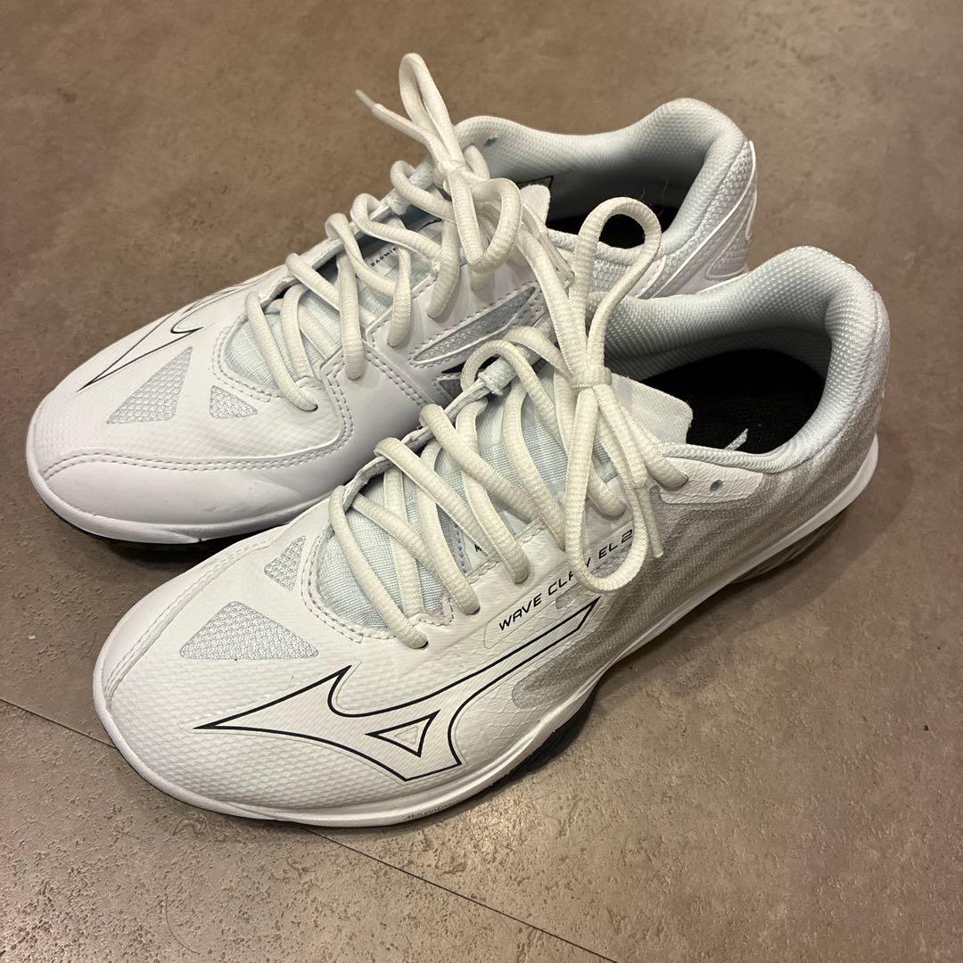 【超美品】 MIZUNO ウェーブクローEL2 3E 24.5㌢