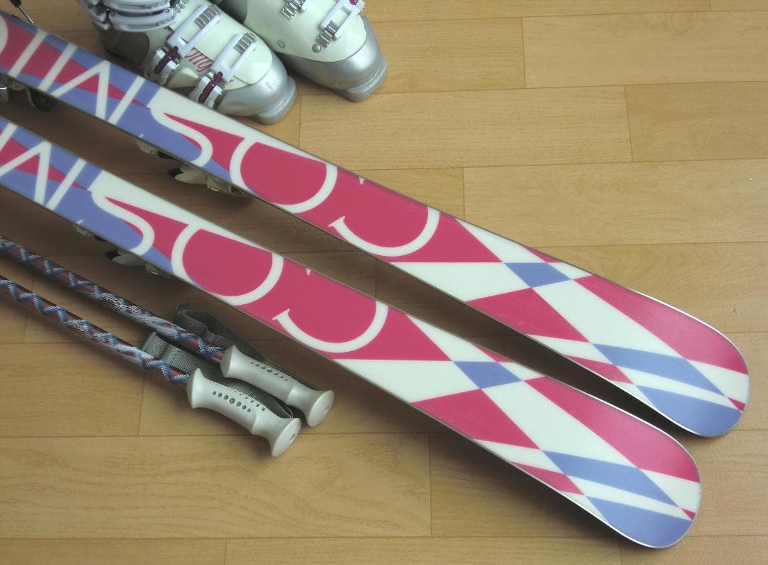 ■■送料無料■COSMICSURF■女性用スキーセット■板147靴24.5■■