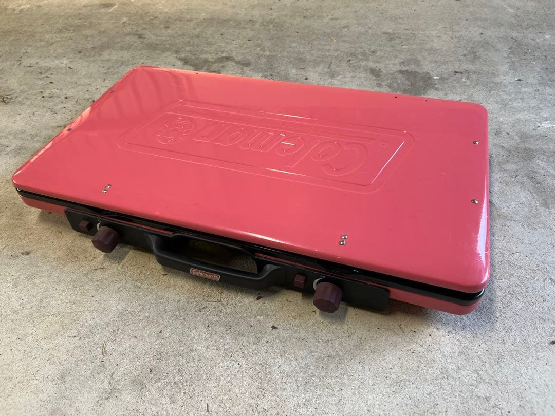 Coleman ツーバーナーコンロ　ストロベリー