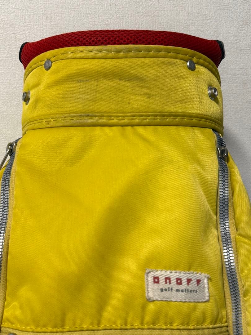【送料込み】廃盤希少品　大人気　ONOFF オノフ　キャディバッグ 一点物