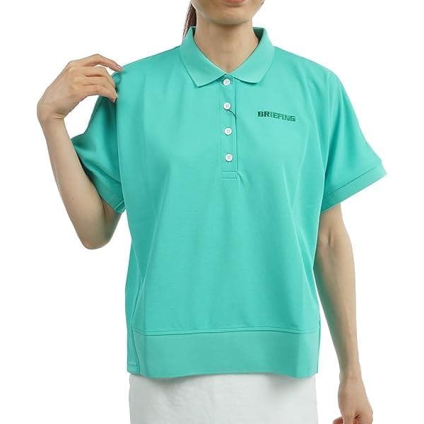 新品 完売 BRIEFING ブリーフィング 鹿の子 ブランドロゴ ポロシャツ