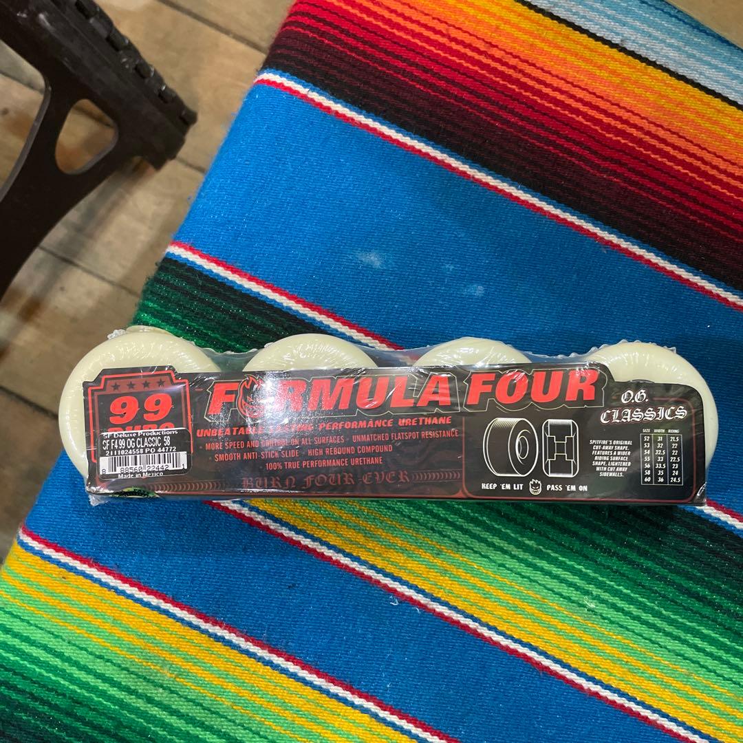 スケートボード SPITFIRE FORMULA FOUR 0.6 CLASSICS 58mm