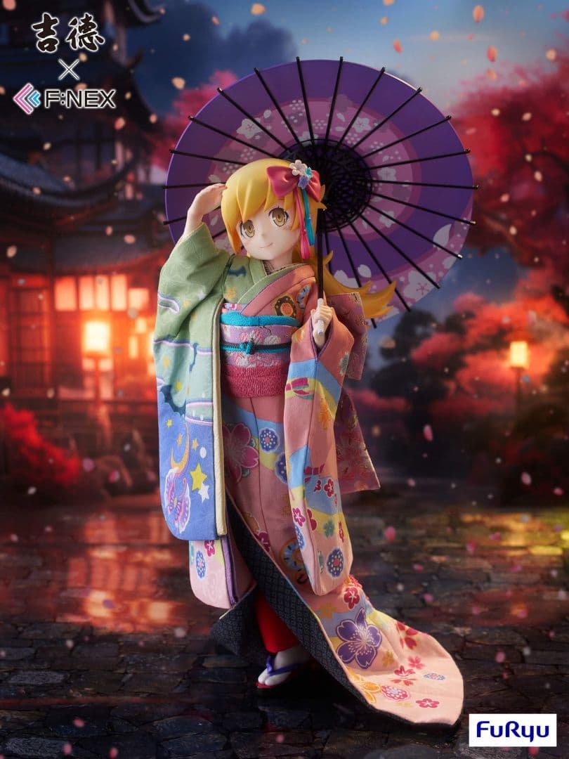 吉徳×F:NEX 忍野忍 -日本人形- 1/4スケールフィギュア