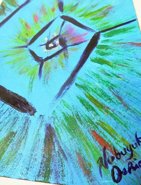 絵画★原画「年輪（NENRIN）Tree rings」（2022年3月22日）