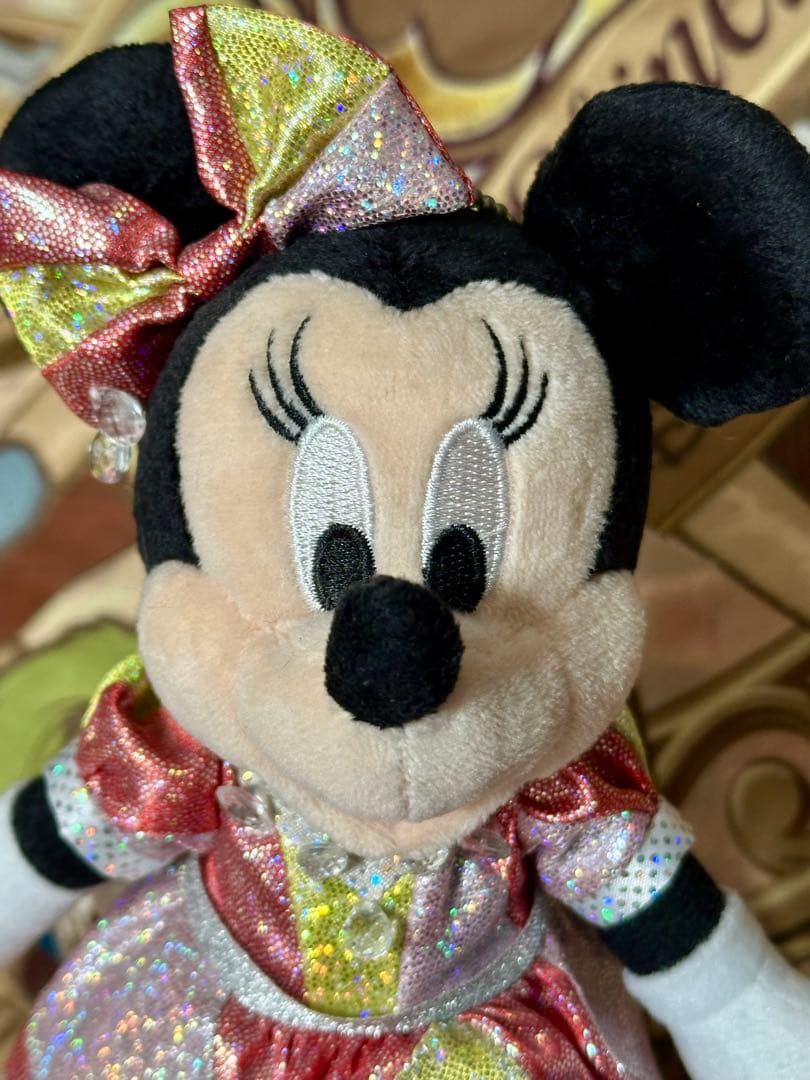 ディズニー ナイトフォールグロウ ミッキー ミニー ぬいぐるみセット&ぬいバ