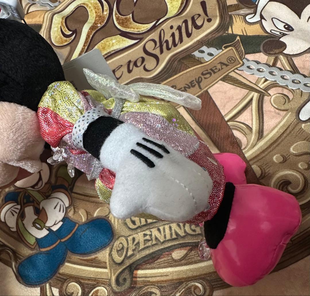 ディズニー ナイトフォールグロウ ミッキー ミニー ぬいぐるみセット&ぬいバ