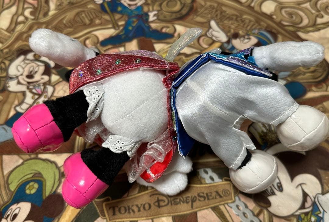 ディズニー ナイトフォールグロウ ミッキー ミニー ぬいぐるみセット&ぬいバ