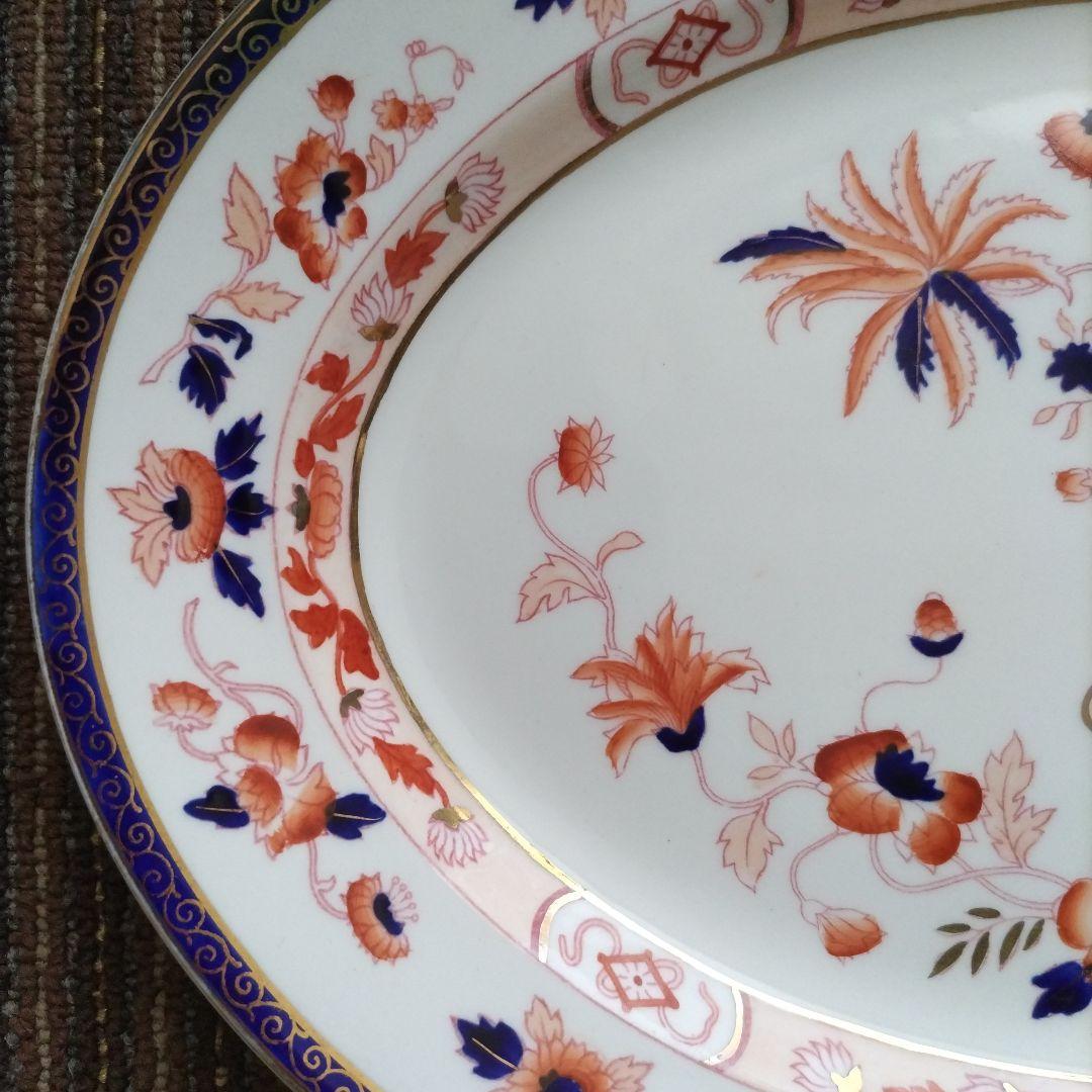 a【美品】ニッコーダブルフェニックス　カナザワ印　シノワズリ　大皿　貫入なし
