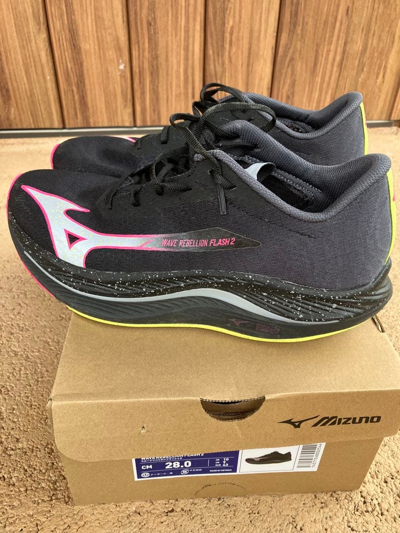 ユースケ　Mizuno Wave Rebellion Flash 28cm