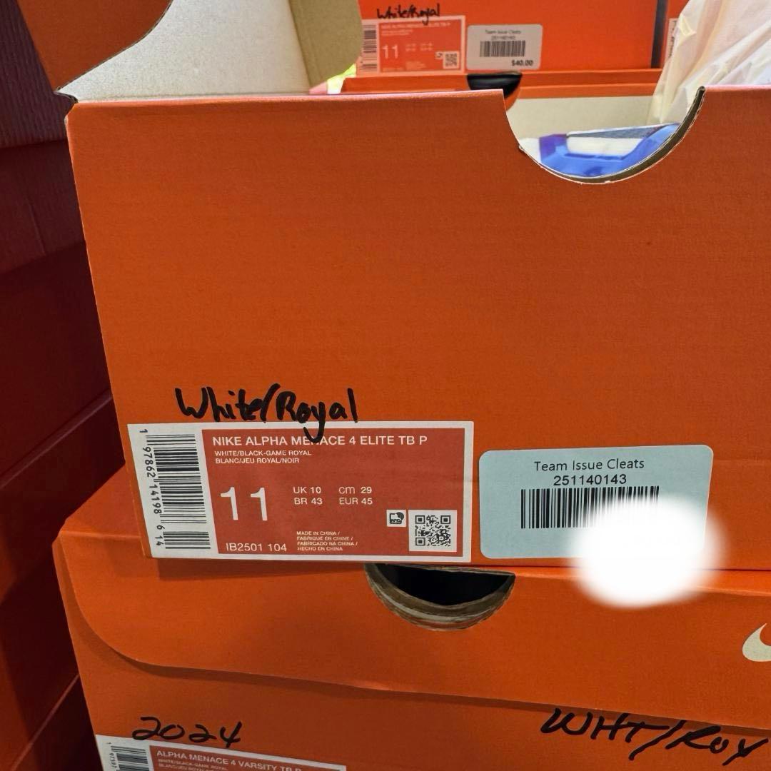 NIKE NFLチーム支給スパイク アルファメナス4 29cm