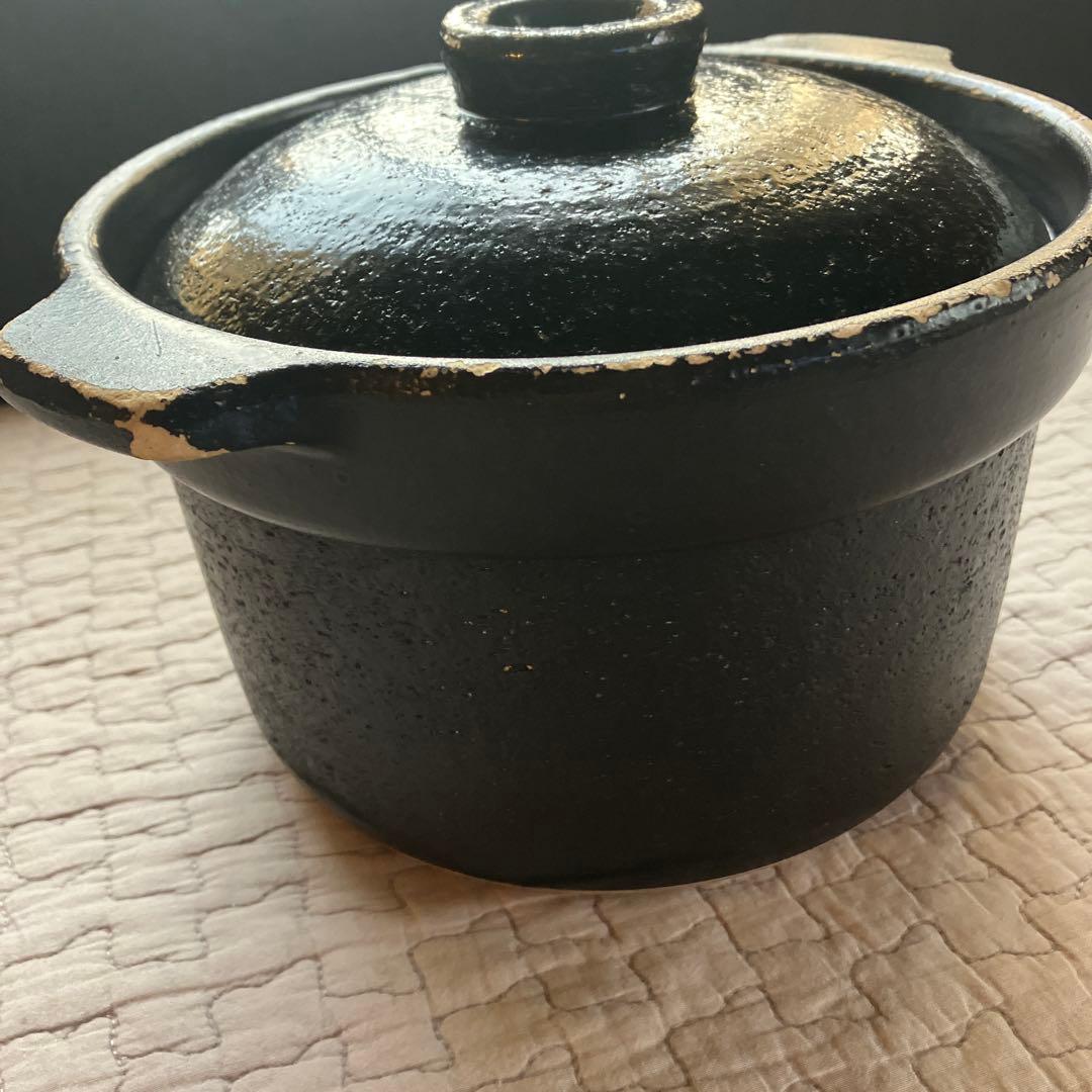 【人気】リンナイ かまどさん 炊飯土鍋 少々スレ欠けあり 動作問題なし
