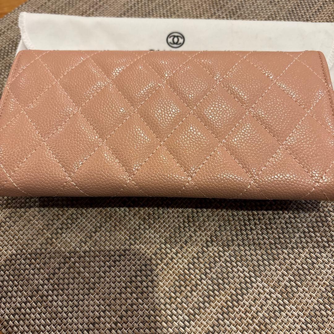 ノベルティ長財布ピンク新品未使用CHANEL
