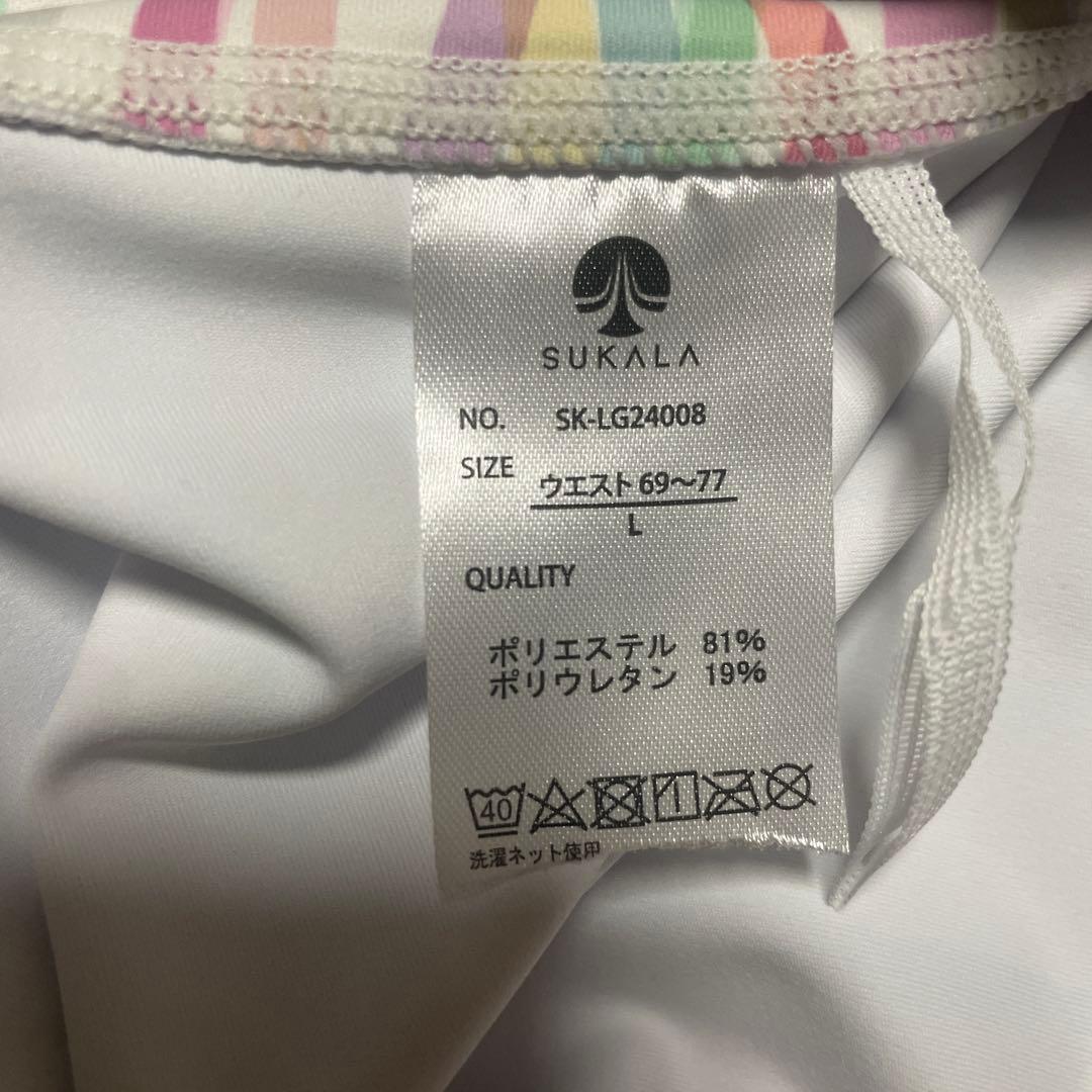 SUKALA ラインプリントレギンス L マルチカラー