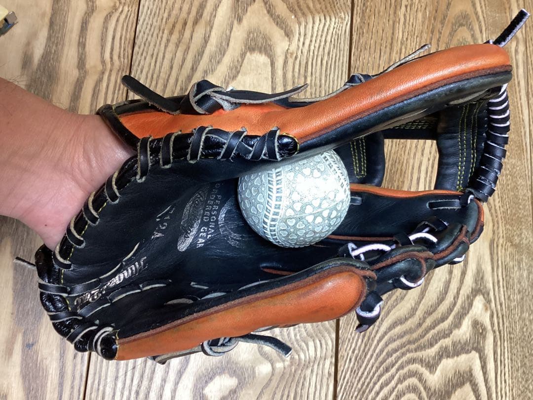 ローリングス アシックス オーダー レア 軟式野球グローブ 王冠 クラウンバック