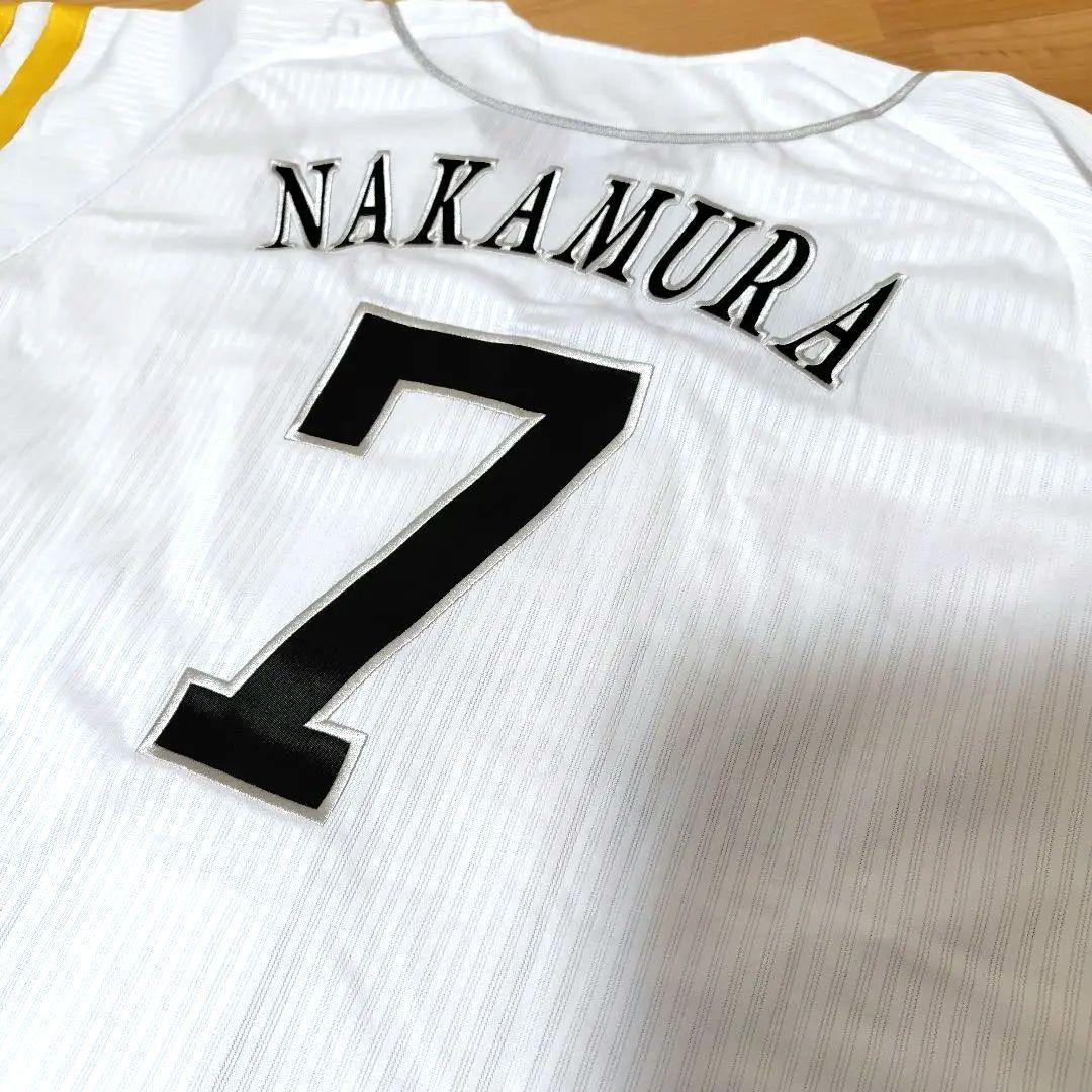福岡ソフトバンクホークス　中村晃選手　7番　ホーム ユニフォーム M