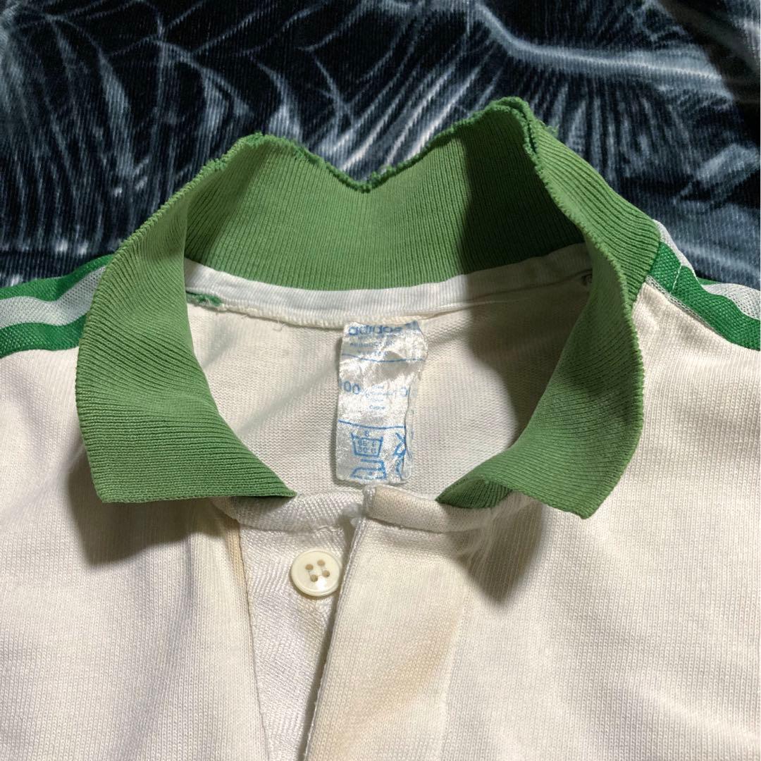 70年代 ヴィンテージ フランス製 adidas ventex サッカーシャツ