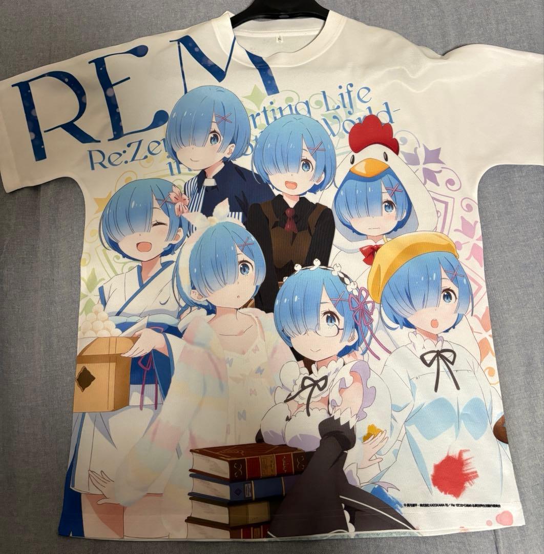 Re:ゼロから始める異世界生活 レム(七変化) フルグラフィックTシャツ
