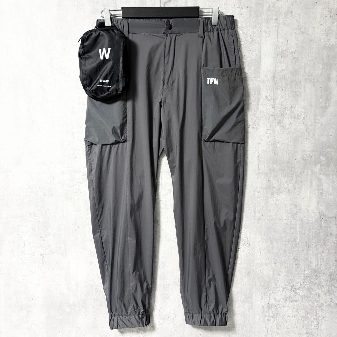 【美品】TFW49 パッカブルパンツ M グレー メンズ ゴルフウェア