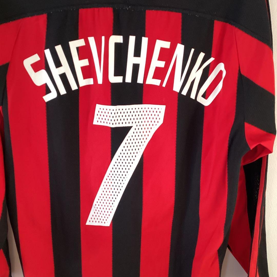 ACミラン SHEVCHENKO 7 adidas製オフィシャルシャツ　長袖