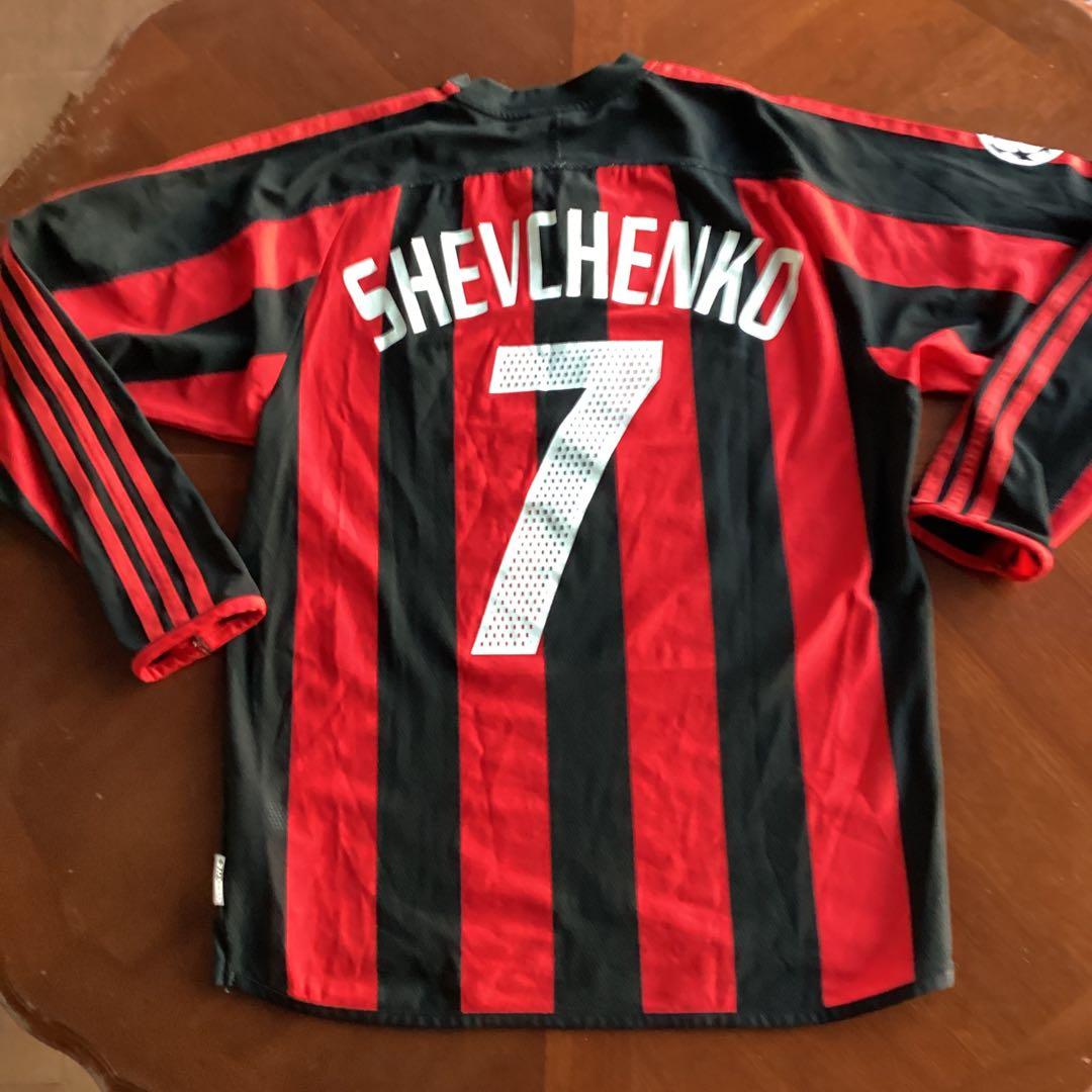 ACミラン SHEVCHENKO 7 adidas製オフィシャルシャツ　長袖