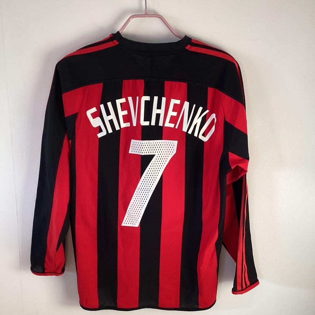 ACミラン SHEVCHENKO 7 adidas製オフィシャルシャツ　長袖