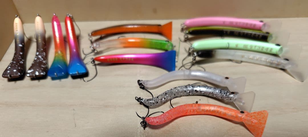 りばにょろ・えさにょろ・さかさにょろ・など １４個＋５個で計１９個セット
