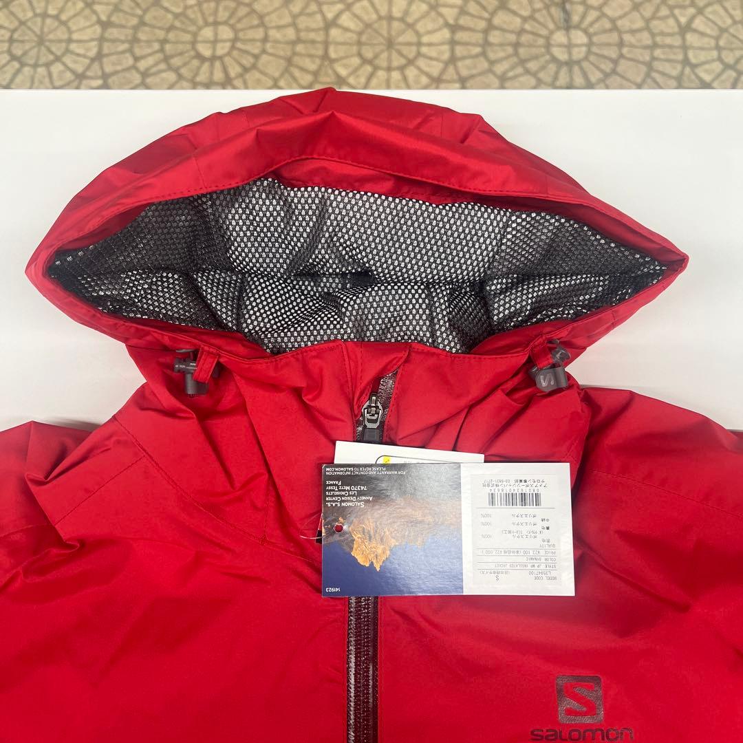 Salomon レッド ジャケット 新品タグ付き