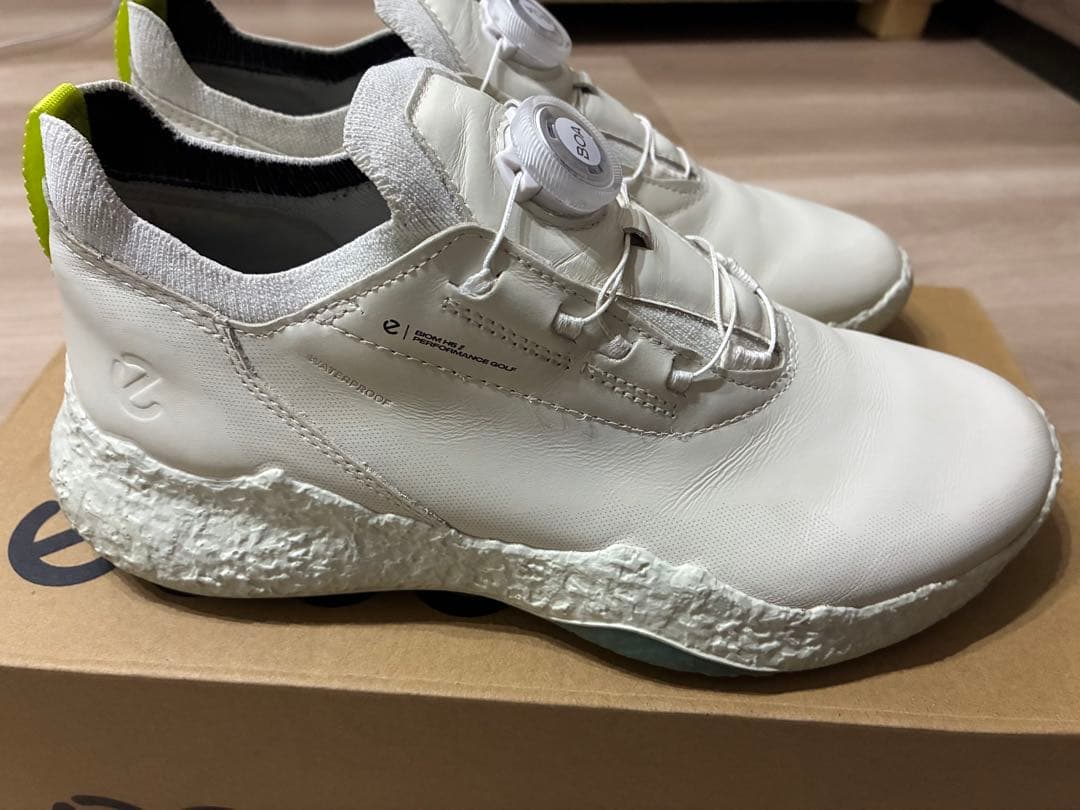 ECCO M GOLF BIOM H5 HYBRID ホワイト 39