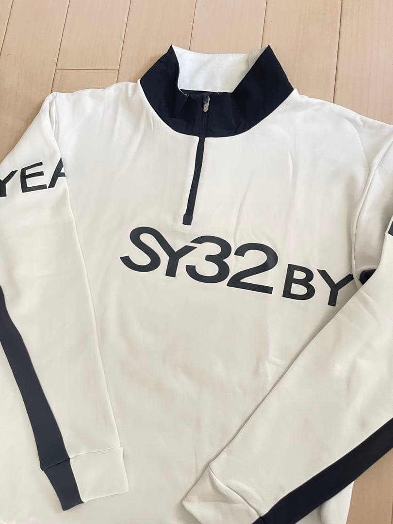 SY32 BY SWEETYEARS ハーフZIPシャツ　SYG-23A02