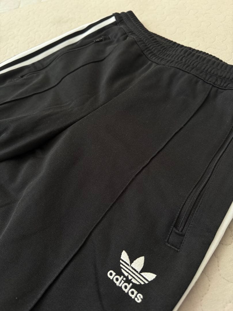 adidas originals ベッケンバウアー 上下セットアップ 黒Mサイズ