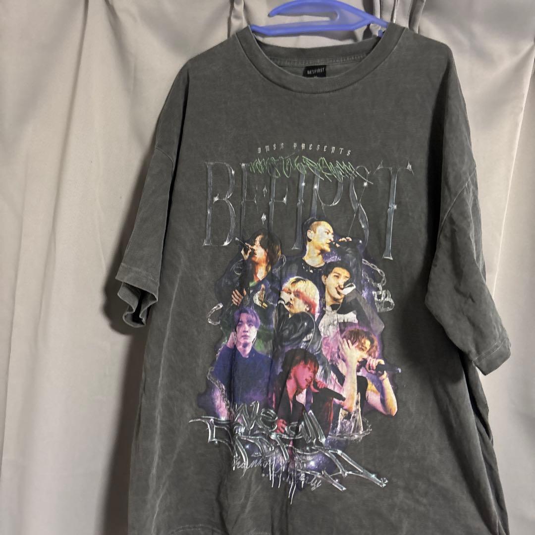 ビーファーストbe firstグレー TシャツXL