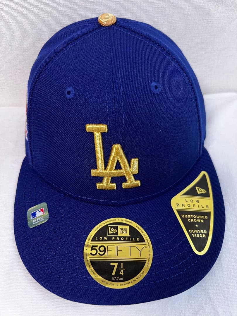 限定ゴールドコレクション ドジャース 59FIFTY キャップ 7 1/4 新品