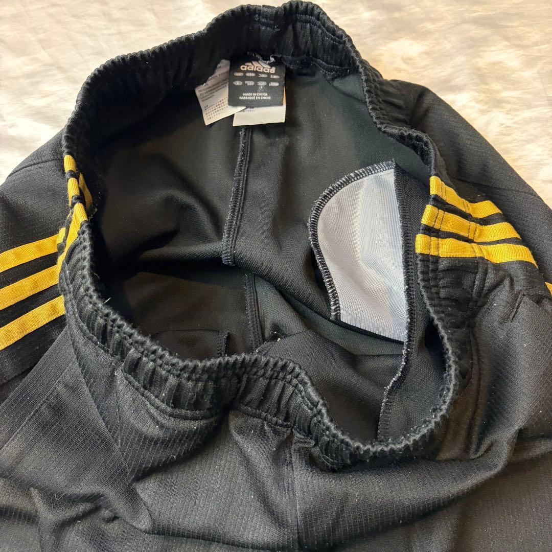 アディダス　adidas CLIMLITE ジャージ上下セット L 黒/黄色