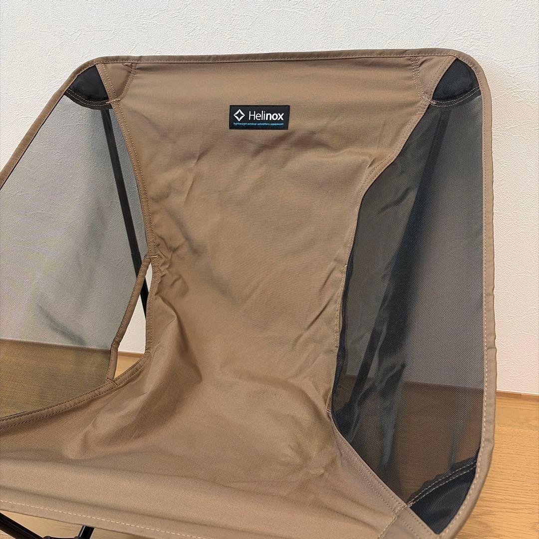 【美品】ヘリノックス グラウンドチェア　コヨーテタン