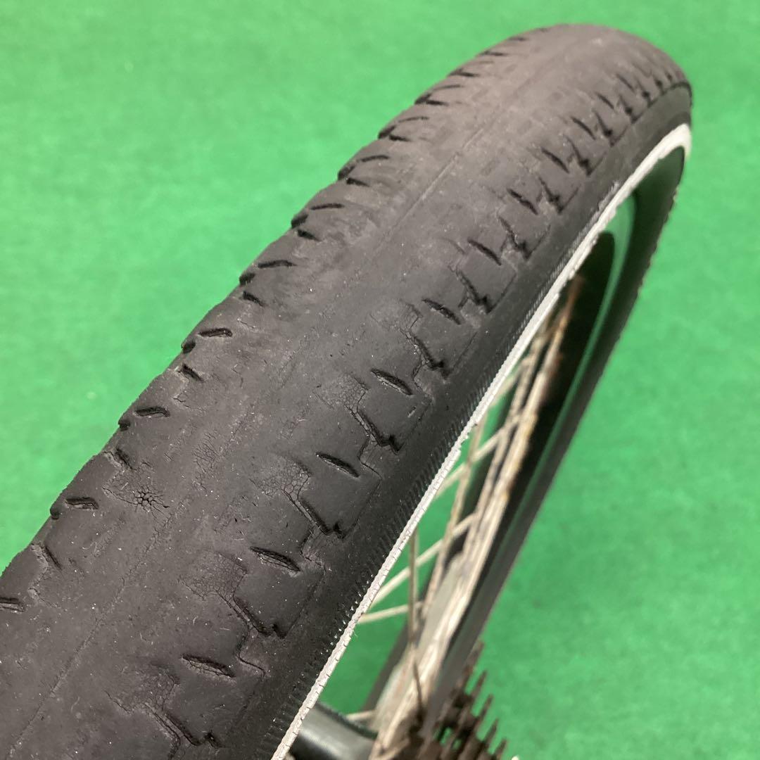 アルミリム　後輪　20x1.75 タイヤ付 外装6段　リア　20インチ