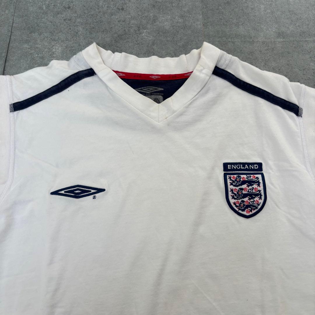 イングランド代表　ノースリーブ　ユニフォーム　サッカー　古着　シャツ　ジャケット